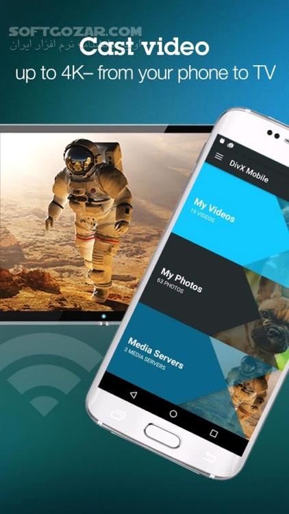 دانلود DivX Mobile Premium 1.0.0 release (39) for Android +4.2 - دانلود پخش فیلمهای دایویکس ( DivX ) در موبایل برای اندروید - سافت گذر