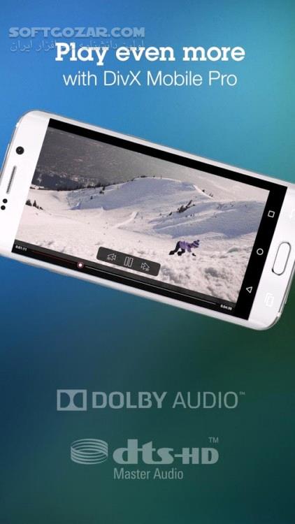 دانلود DivX Mobile Premium 1.0.0 release (39) for Android +4.2 - دانلود پخش فیلمهای دایویکس ( DivX ) در موبایل برای اندروید - سافت گذر