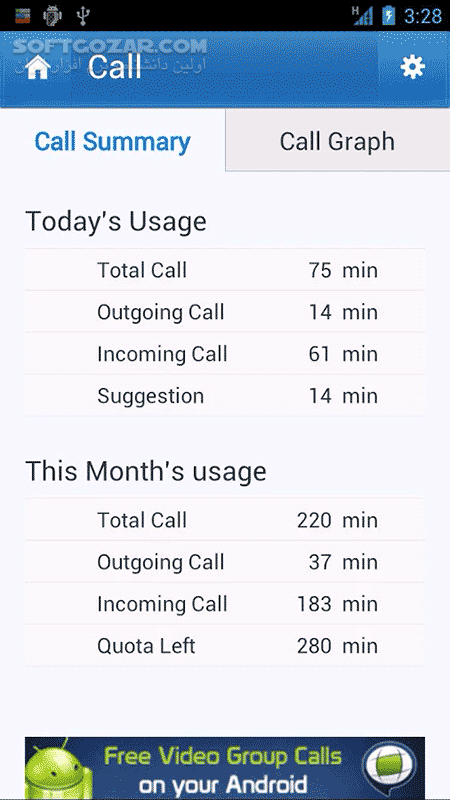 دانلود Dodol Phone 3.0.71 for Android +4.1 - دانلود آنالیز اطلاعات پیام، تماس ، اینترنت برای اندروید - سافت گذر