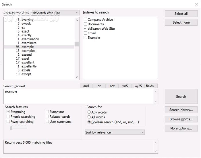 دانلود DtSearch Desktop + Engine 2024.02 Build 8818 - دانلود جستجوی متن - سافت گذر