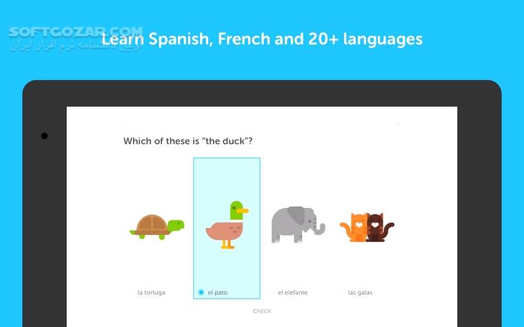 دانلود Duolingo: Learn Languages 6.25.4 for Android +10 - دانلود دولینگو برای اندروید - سافت گذر