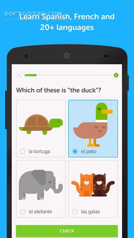 دانلود Duolingo: Learn Languages 6.25.4 for Android +10 - دانلود دولینگو برای اندروید - سافت گذر