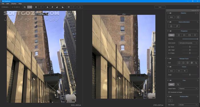 دانلود DxO ViewPoint 5.5.0.1 (x64) - دانلود اصلاح عکس - سافت گذر