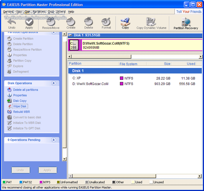 دانلود EaseUS Partition Master 19.5.0 All Edition + WinPE - دانلود پارتیشن بندی هارد - سافت گذر