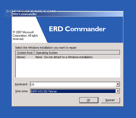 ERD Commander 5 0 6 0 6 5 x86 x64 تصاویر نرم افزار  - سافت گذر