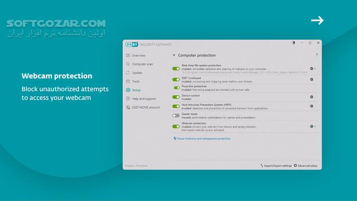 دانلود ESET HOME Security Ultimate 19.0.11.0 - دانلود ایسِت هوم سکیوریتی آلتیمیت - سافت گذر