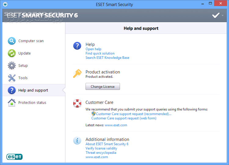 دانلود ESET Smart Security 6.0.316.0 x86/x64 (Update 12000) 2015-07-27 - دانلود نود 32 اسمارت سکوریتی 6 - سافت گذر