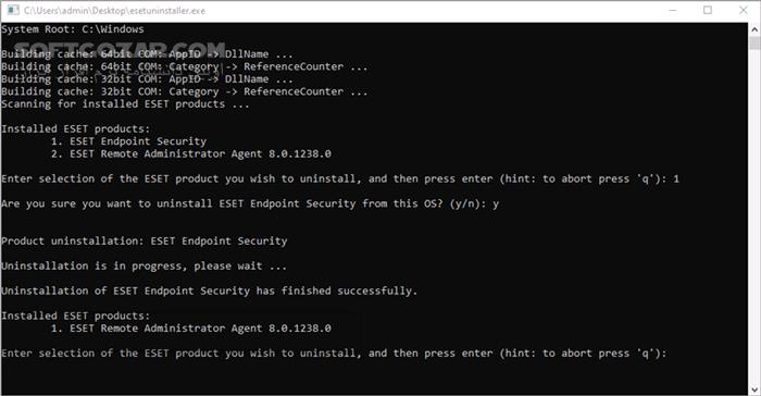 دانلود ESET Uninstaller 10.39.2.0 - دانلود حذف محصولات ESET - سافت گذر