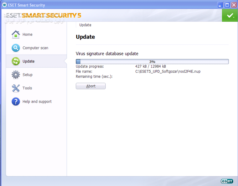 ESET NOD32 Smart Security Endpoint Offline Update 27317 (2023 05 29) for v3 x v4 x v5 x v6 x v7 x v8 x تصاویر نرم افزار  - سافت گذر