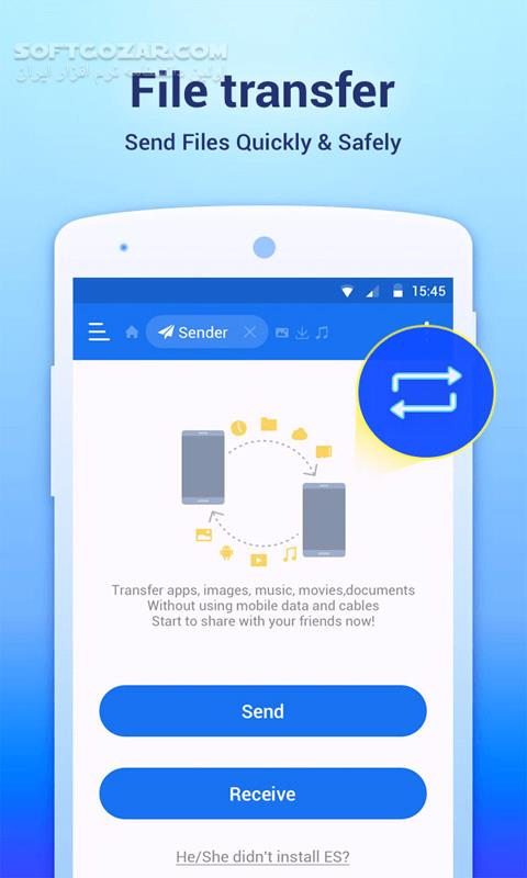 دانلود ES File Explorer 4.4.2.22 + Mod + Mod Lite for Android +4.4 - دانلود فایل منیجر ای اس برای اندروید - سافت گذر