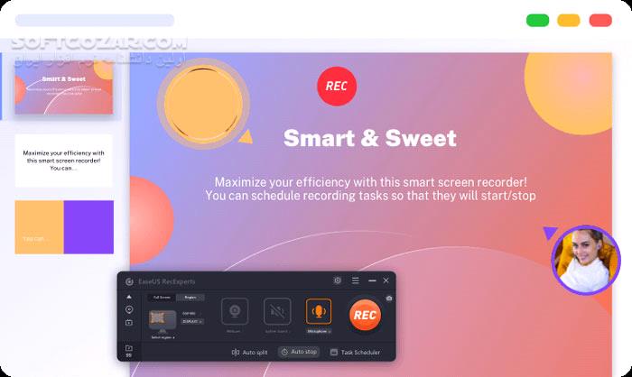 دانلود EaseUS RecExperts Pro 4.0.4 - دانلود فیلمبرداری از دسکتاپ - سافت گذر