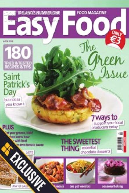 دانلود مجله تخصصی برای علاقه مندان به آشپزی - دانلود کتاب مجله Easy Food Ireland آوریل 2010 - سافت گذر