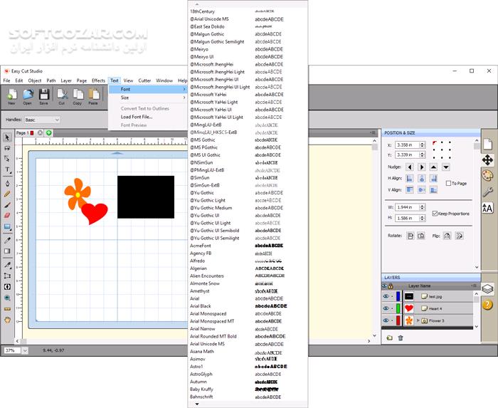 دانلود Easy Cut Studio 6.004 - دانلود طراحی و برش اَشکال گرافیکی - سافت گذر