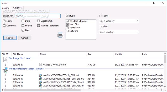 دانلود Easy Disk Catalog Maker 1.7 - دانلود مدیریت و سازماندهی دیسک های مختلف - سافت گذر