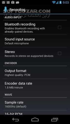 Easy Voice Recorder Pro 2 8 2 for Android 4 1 تصاویر نرم افزار  - سافت گذر