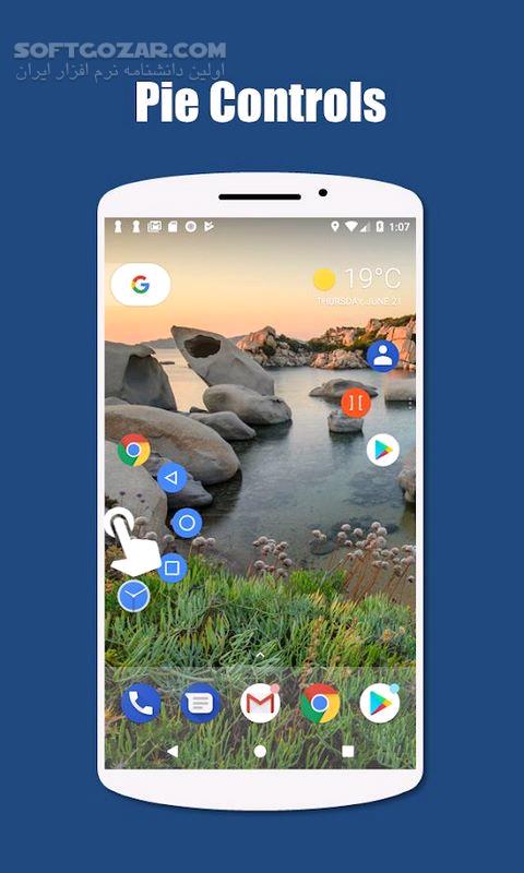 دانلود Edge Gestures 1.8.4 For Android +4.4 - دانلود میانبر اپ اندروید برای اندروید - سافت گذر