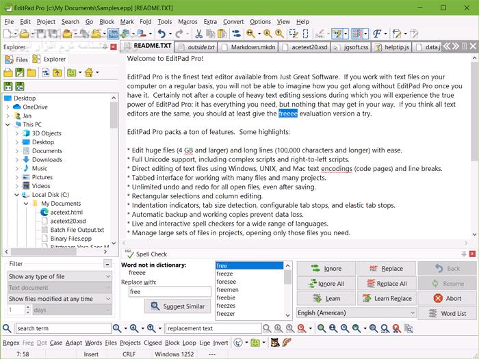 دانلود EditPad Pro 8.5.3 - دانلود ویرایشگر متن - سافت گذر