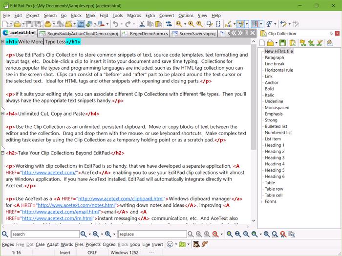 دانلود EditPad Pro 8.5.3 - دانلود ویرایشگر متن - سافت گذر