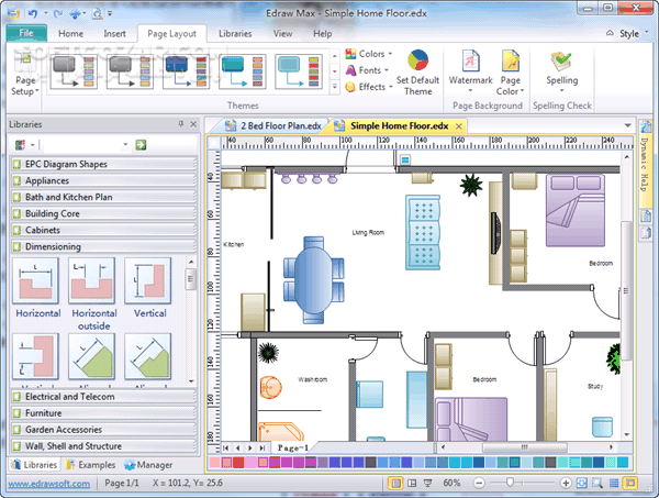 دانلود EdrawMax 14.2.2.1269 Ultimate + Portable - دانلود طراحی نمودار - سافت گذر
