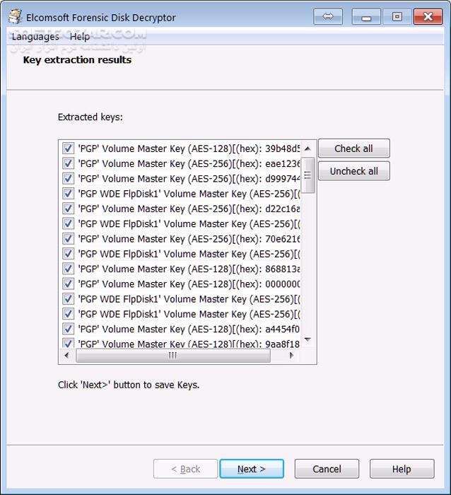 دانلود Elcomsoft Forensic Disk Decryptor 2.20.1011 - دانلود دستیابی به اطلاعات رمزگذاری شده - سافت گذر