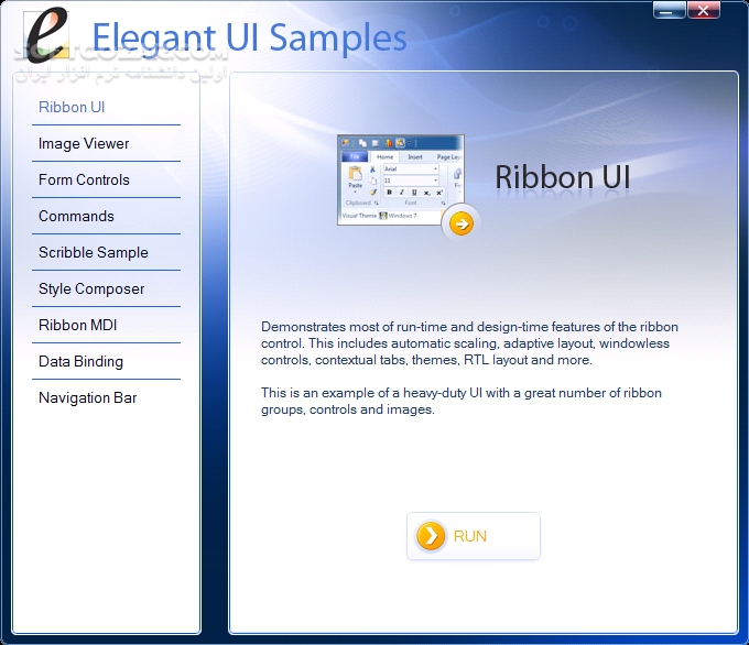 Elegant Ribbon 4 2 0 0 تصاویر نرم افزار  - سافت گذر