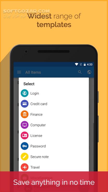 Enpass Password Manager 6 7 0 552 for Android 4 0 تصاویر نرم افزار  - سافت گذر