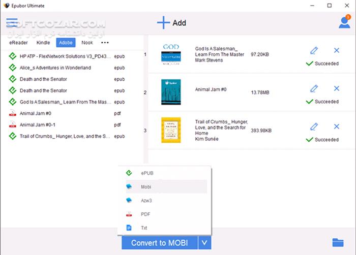 دانلود Epubor Ultimate Converter 3.0.16.218 - دانلود تبدیل کتاب و فایل های متنی - سافت گذر