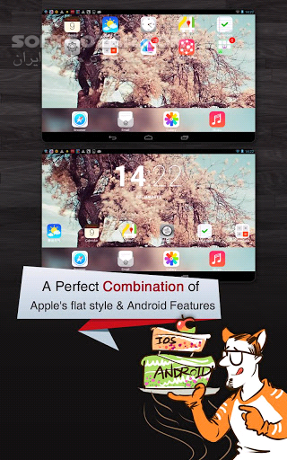دانلود Espier Launcher 3.4.0 for Android +2.2 - دانلود لانچر شبیه سازی شده سیستم عامل iOS برای اندروید - سافت گذر
