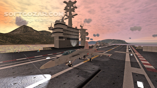 دانلود F18 Carrier Landing 7.2 / II Pro 4.2.5 for Android +4.0 - دانلود بازی خلبانی هواپیما برای اندروید - سافت گذر