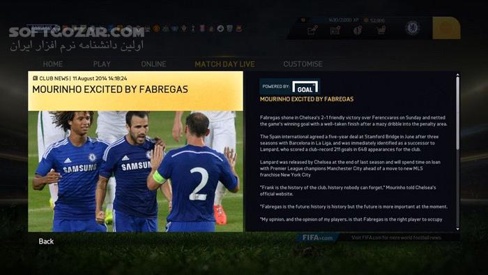دانلود FIFA 15 PS3 - دانلود بازی فیفا 15 برای کنسول پلی‌استیشن 3 - سافت گذر