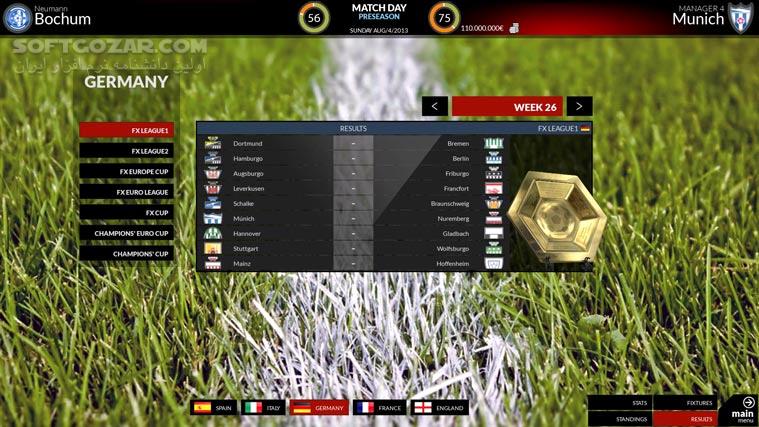 دانلود FX Football - The Manager for Every Football Fan - دانلود بازی مدیریت فوتبال FX Football - سافت گذر