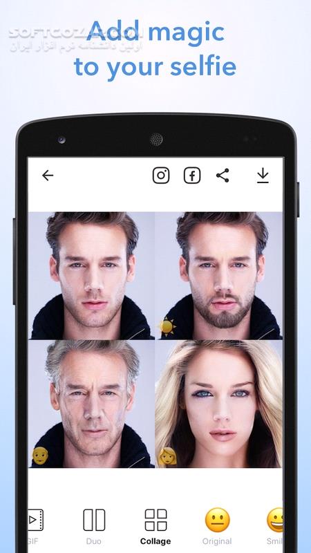 دانلود FaceApp Pro 12.6.1 for Android +8.0 - دانلود فیس اپ تغییر صورت برای اندروید - سافت گذر