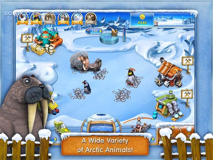 دانلود Farm Frenzy 3 (Ice Domain) 1.0 for Android - دانلود شبیه ساز مزرعه برای اندروید - سافت گذر