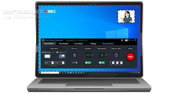 دانلود Fast Screen Recorder 2.0.0.5 - دانلود ضبط کننده صفحه نمایش - سافت گذر