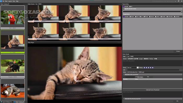 دانلود Fast Video Cataloger 9.0.0.0 - دانلود مدیریت ویدئوها - سافت گذر