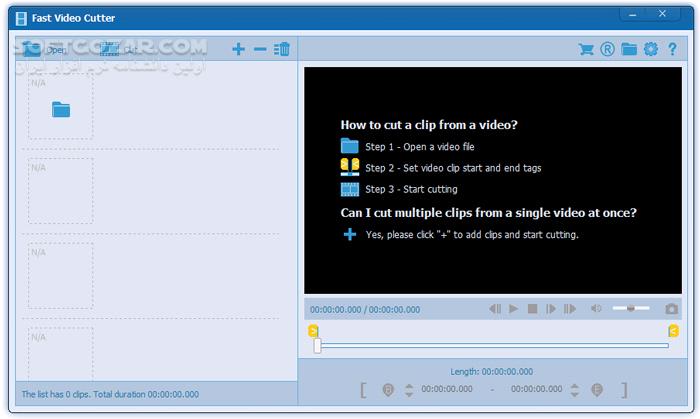 دانلود Fast Video Cutter Joiner 6.6.1 - دانلود برش و ادغام فیلم ها - سافت گذر