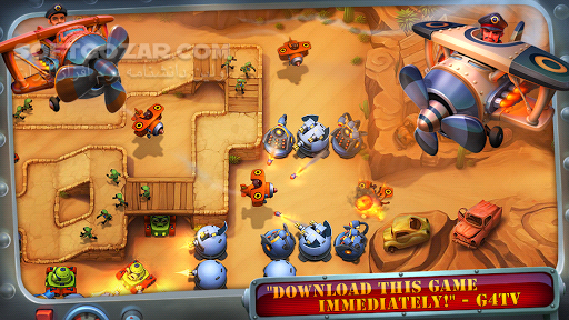 دانلود Fieldrunners 2 1.8 for Android - دانلود بازی جذاب و  معروف دونده میدان ها نسخه 2 برای اندروید - سافت گذر