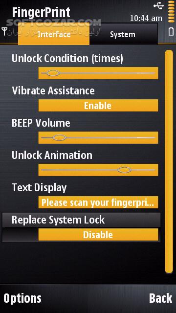دانلود ThinkChange FingerPrint 3.00 for Symbian  - دانلود برنامه ای است که به صورت جعلی گوشی را قفل اثر انگشت میکند برای سیمبین برای اندروید - سافت گذر