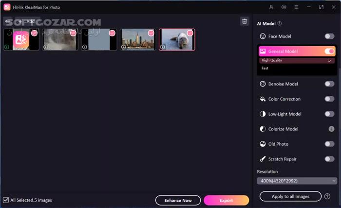 دانلود FliFlik KlearMax for Photo 1.2.0.0 - دانلود ترمیم عکس با هوش مصنوعی - سافت گذر