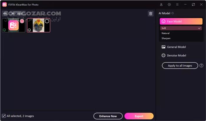 دانلود FliFlik KlearMax for Photo 1.2.0.0 - دانلود ترمیم عکس با هوش مصنوعی - سافت گذر