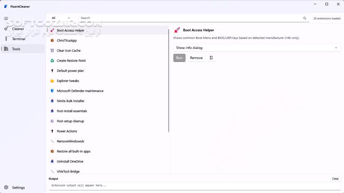 دانلود FluentCleaner v26.07.03 - دانلود پاکسازی و بهینه‌سازی ویندوز - سافت گذر