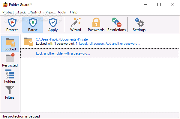 دانلود Folder Guard 24.11 - دانلود فولدر گارد - سافت گذر