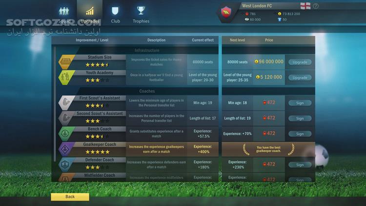 دانلود Football, Tactics and Glory + Updates - دانلود بازی مدیریت فوتبال - سافت گذر