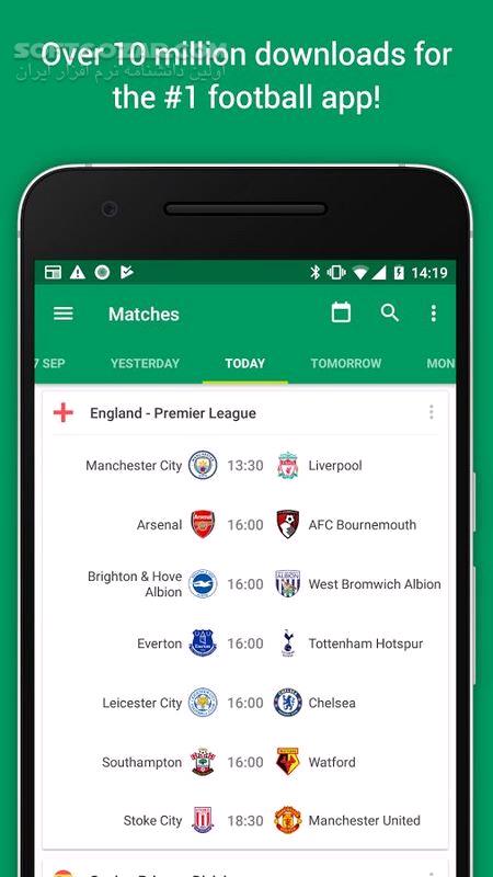 دانلود FotMob 191.11768.20240620 For Android +5.0 - دانلود نتایج فوتبال اندروید برای اندروید - سافت گذر