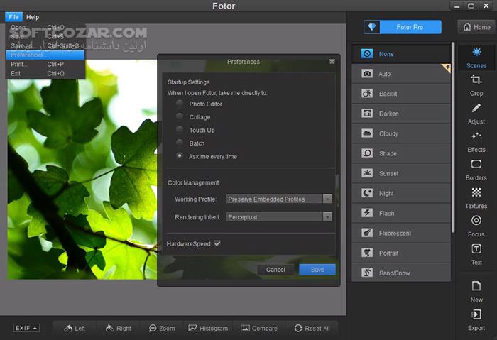 دانلود Fotor 5.0.0 - دانلود ویرایش تصاویر - سافت گذر