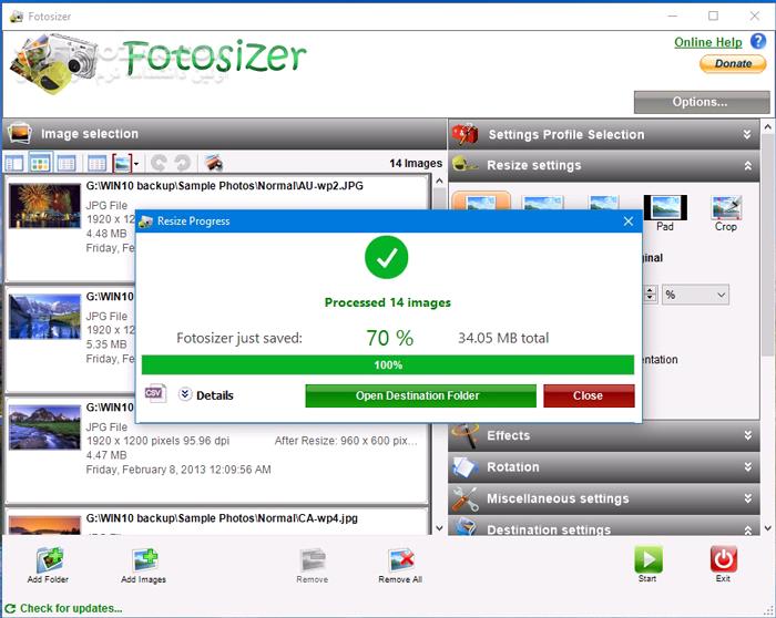 دانلود Fotosizer Professional 3.18.0.585 - دانلود تغییر سایز و حجم گروهی عکس ها - سافت گذر