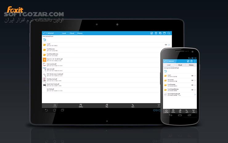 دانلود Foxit PDF Editor 2024.5.0.0422.1446 for Android +4.4 - دانلود نمایش پی دی اف فاکسیت برای اندروید - سافت گذر