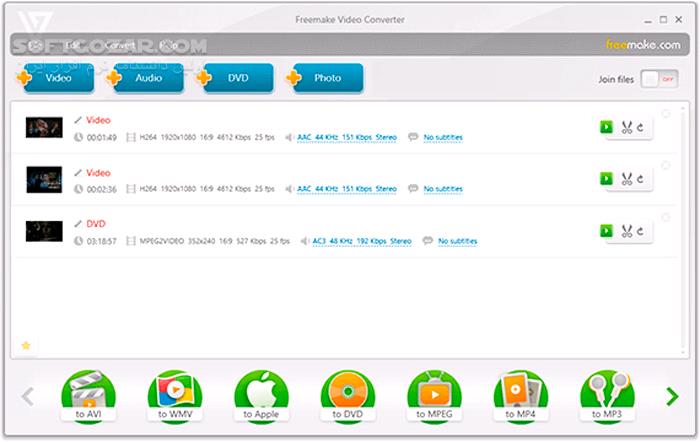 دانلود Freemake Video Converter 4.1.13.187 - دانلود تبدیل کننده فرمت ها - سافت گذر