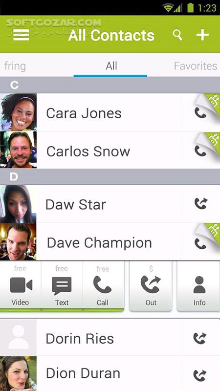 دانلود Fring 4.5.2.2 for Android - دانلود پیام اینترنتی رایگان برای اندروید - سافت گذر