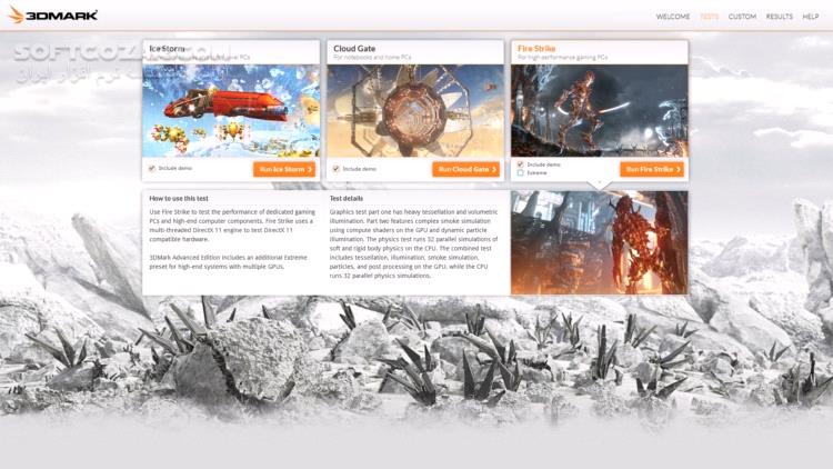 دانلود Futuremark 3DMark 2.21.7309 Advanced Professional - دانلود تست کارت گرافیک - سافت گذر